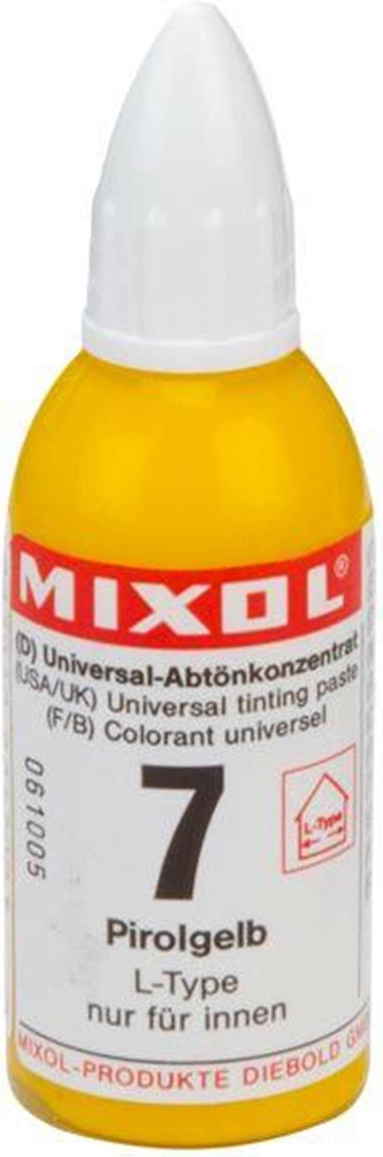 Mixol Universal Tints, Canary Yellow, #07, 20 Ml