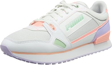 Amazon.com: Puma Zapatillas Mile Rider Pastel Mix WN S para mujer, color  blanco : Ropa, Zapatos y Joyería