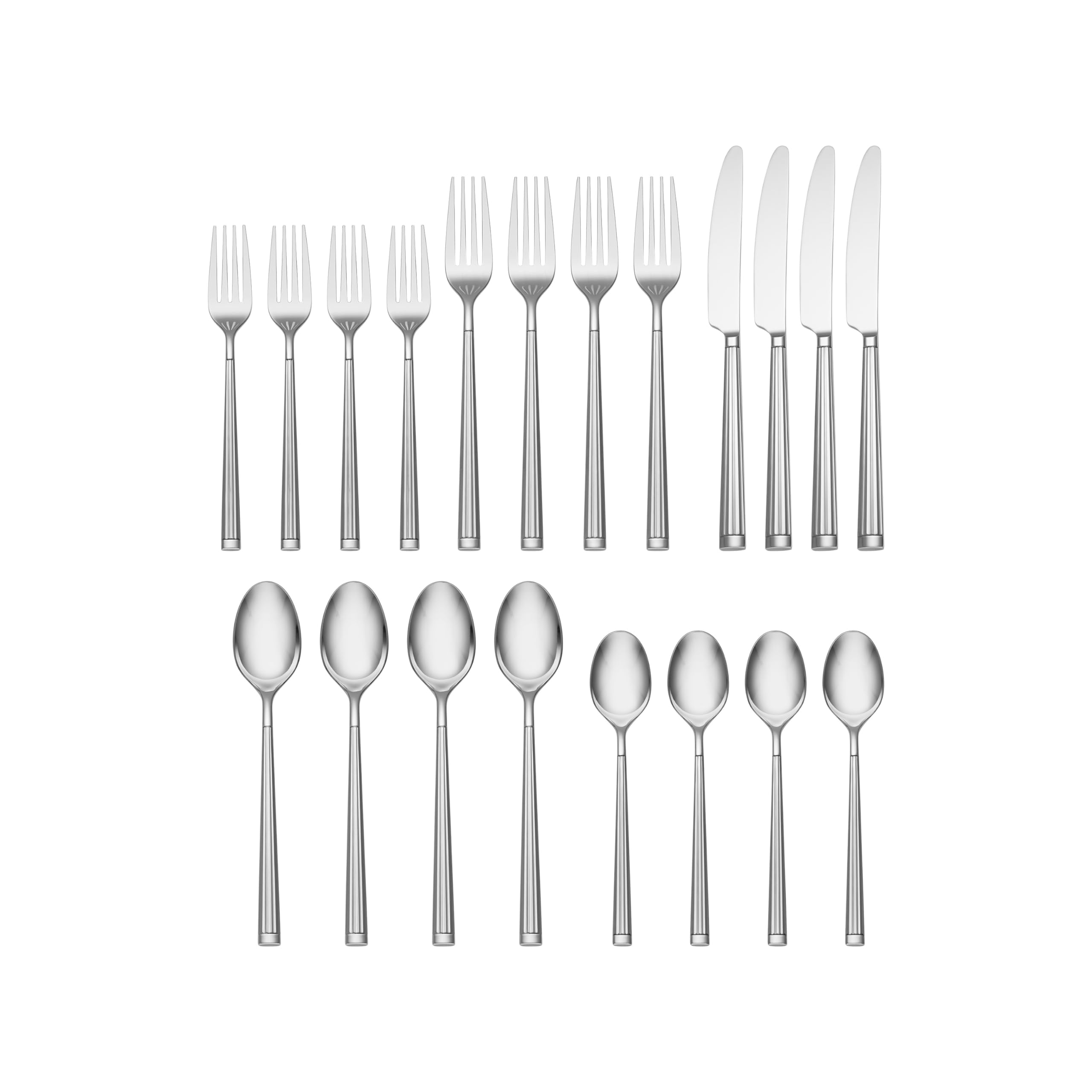 Oneida Robyn Silverware Set - 20 Piece Flatware -2