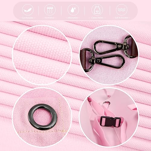 Miniatura 4 de Paquete de 5 delantales de cocina, delantal de trabajo, lienzo, múltiples bolsillos, jardinería, pintura, barbacoa, artista, carpintero, tallas M a