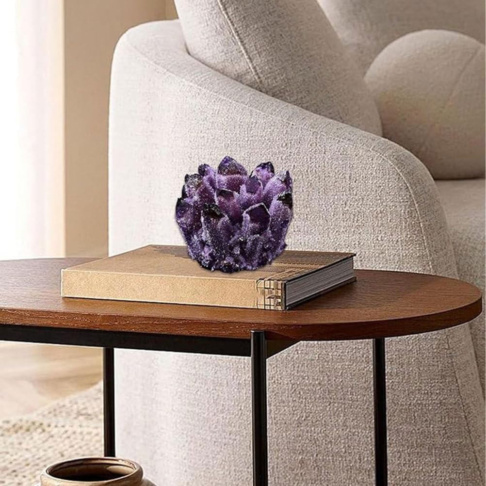 Amethyst Crystal Cluster, Amethyst Quartz Crystal, Raw Crystals and Stones for and Home Decoration,200~300g