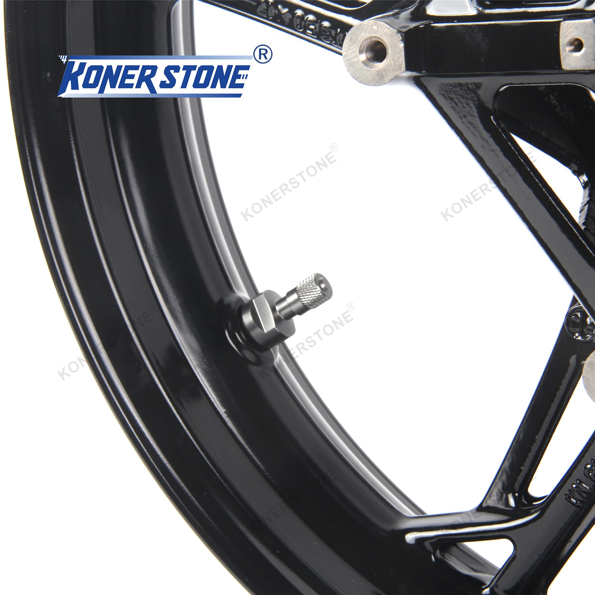 Vorderrad Felge für BMW S1000RR 2019-2024 / S1000R 2019-2024 / S1000 XR 2019-2024 3,5 x 17 Zoll glänzend schwarz Motorradzubehör 2020 2021 2022 2023