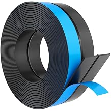 Thickened Weather Stripping Door Seal, Gap Seal for Frame and Gaps Draft Stopper,Glass Shower Door Sweep, Black, 20 Feet x 1 Inch