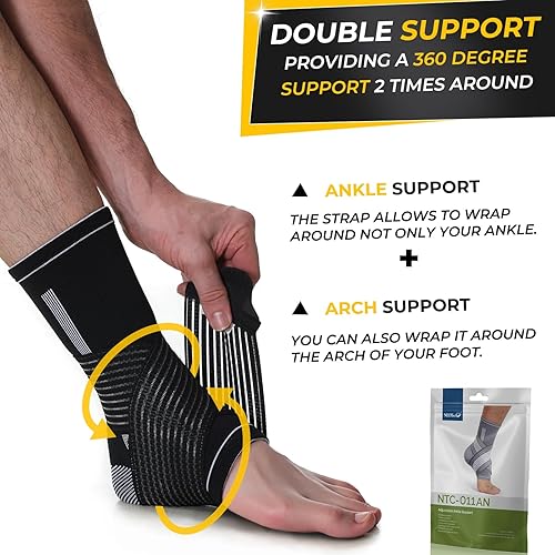 Vista 18 de NeoTech Care Tobillera ajustable (gris, talla XL, 1 unidad)