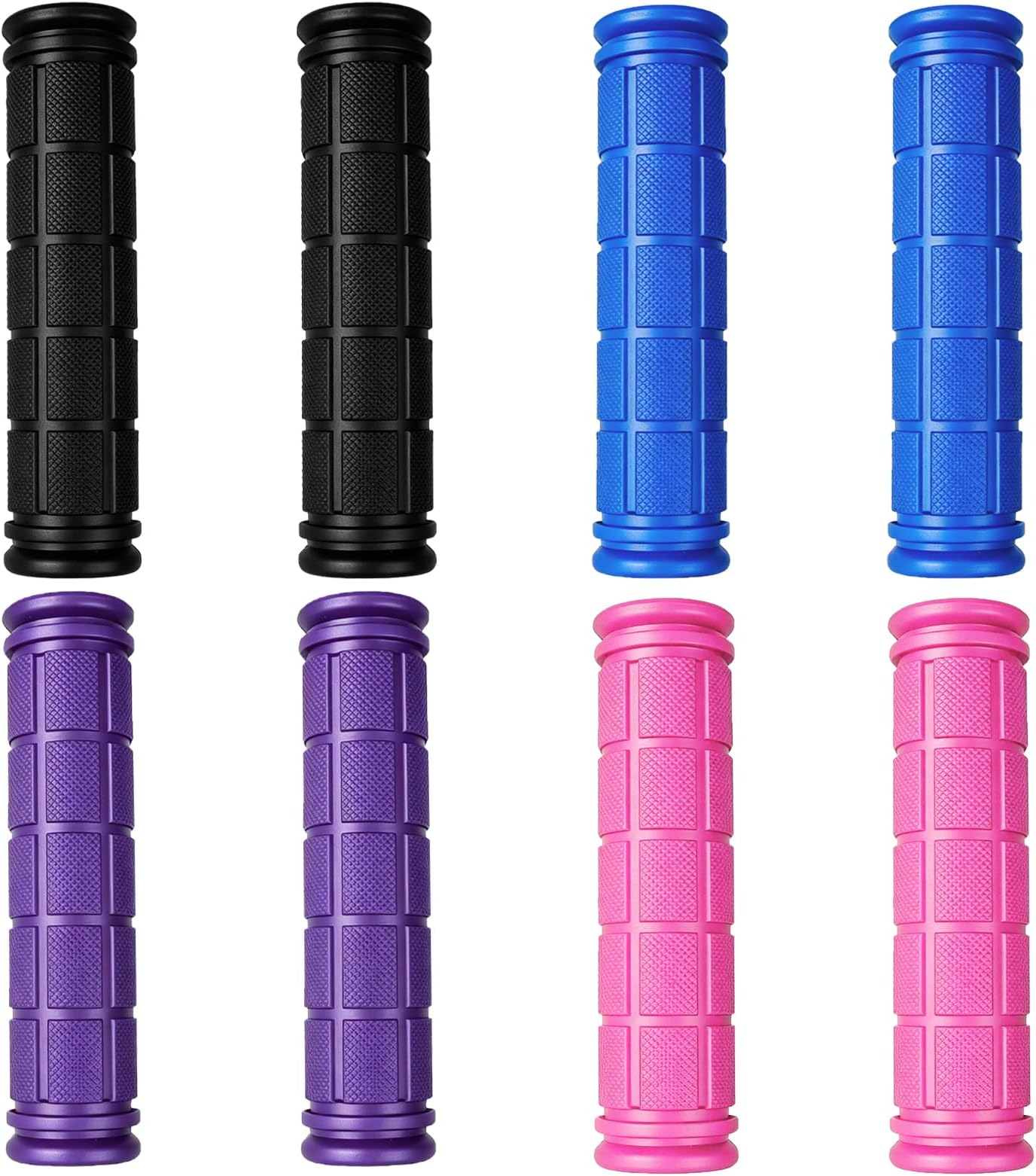 4 Pairs Bicycle Handle Bar Grips Mushroom Grips for BMX/MTB/Road Mountain Bikes