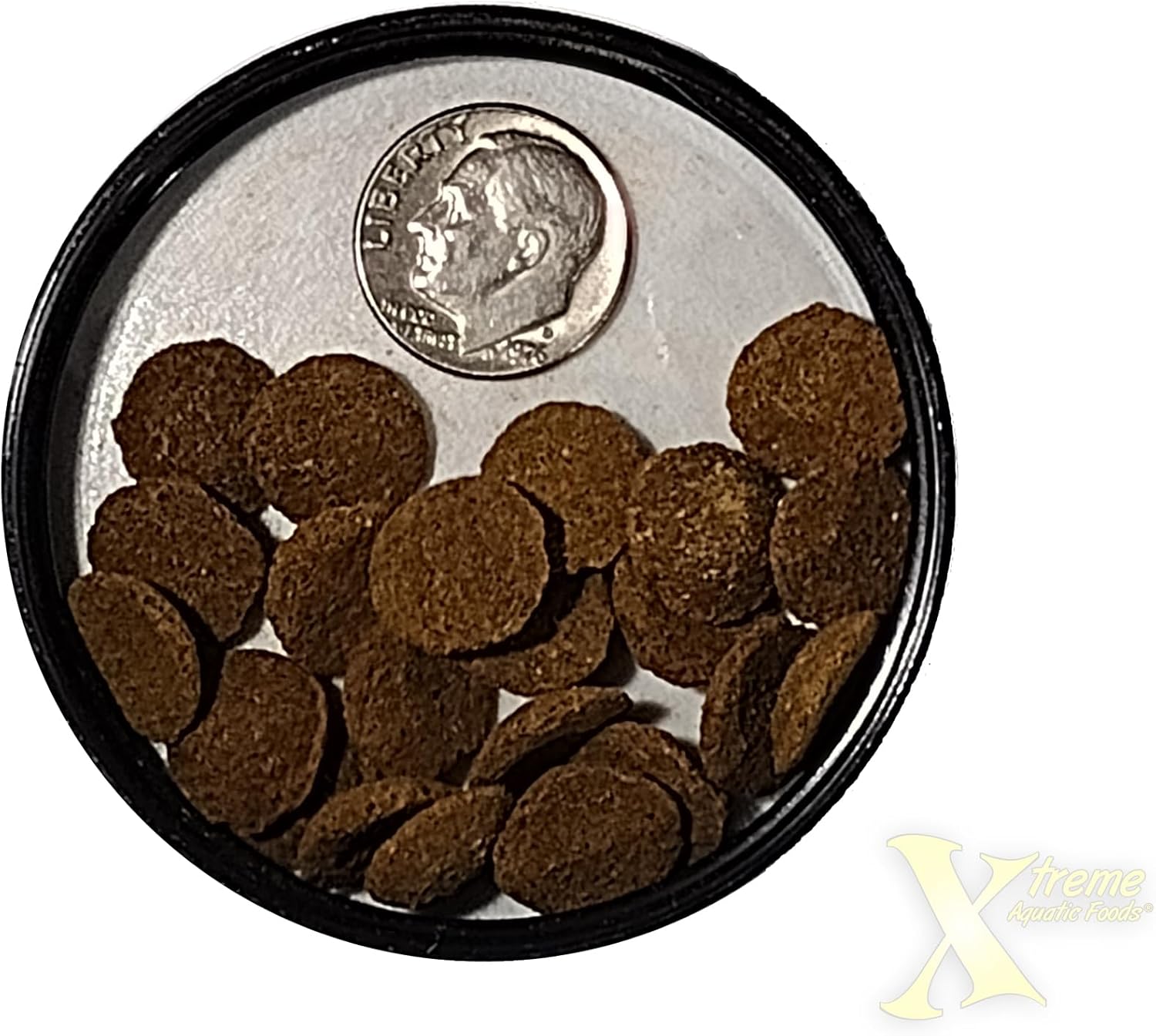 Xtreme Scrapers Wafers - Premium 14mm Fast-Sinking Fish Food – Nutrient & Cellulose Rich Ideal for Nocturnal Feeders, Catfish, Plecostomus Species, and Loaches – USA Farm Grown (64oz)