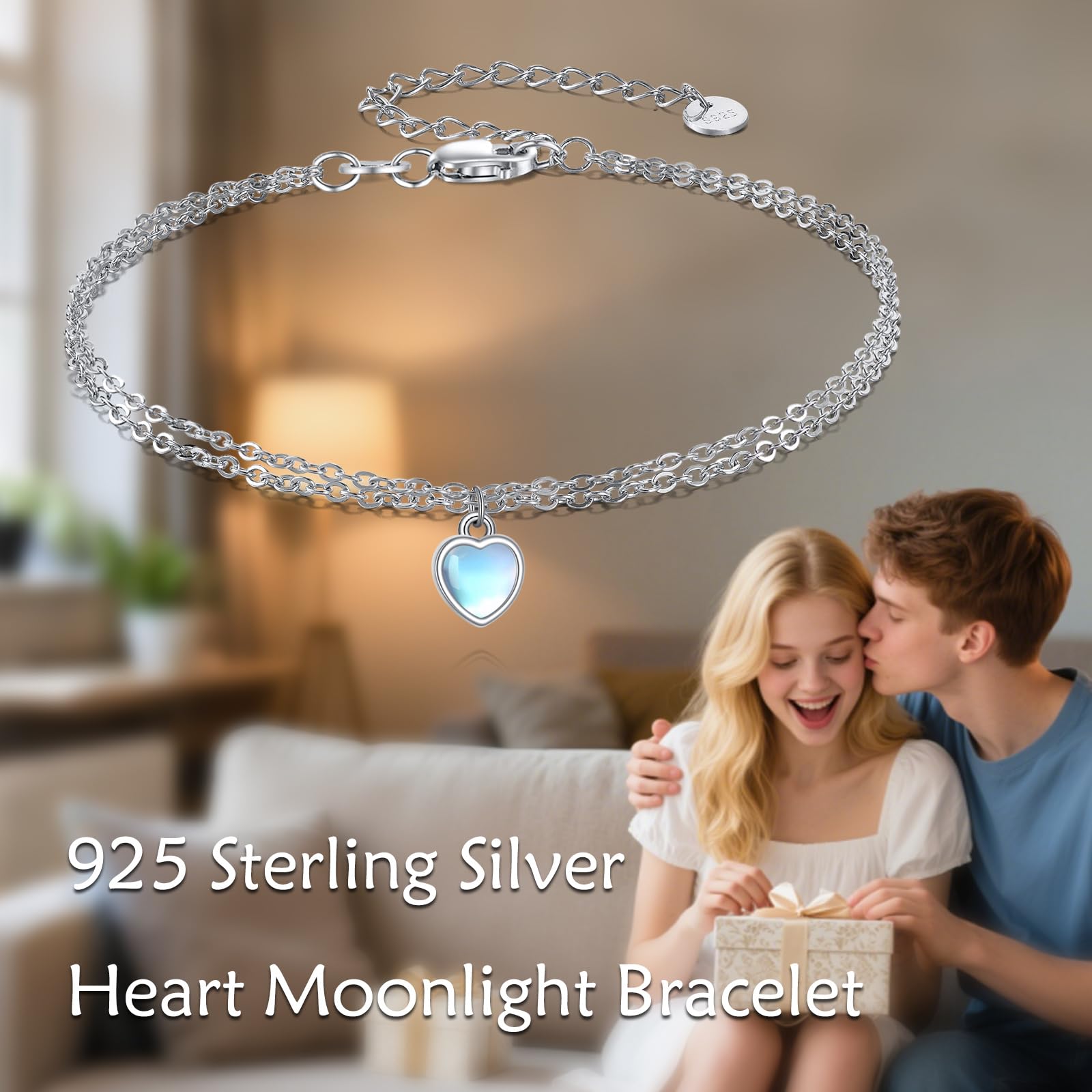YAFEINI Armband 925 Sterling Silber Damen Armband Schmuck für Damen