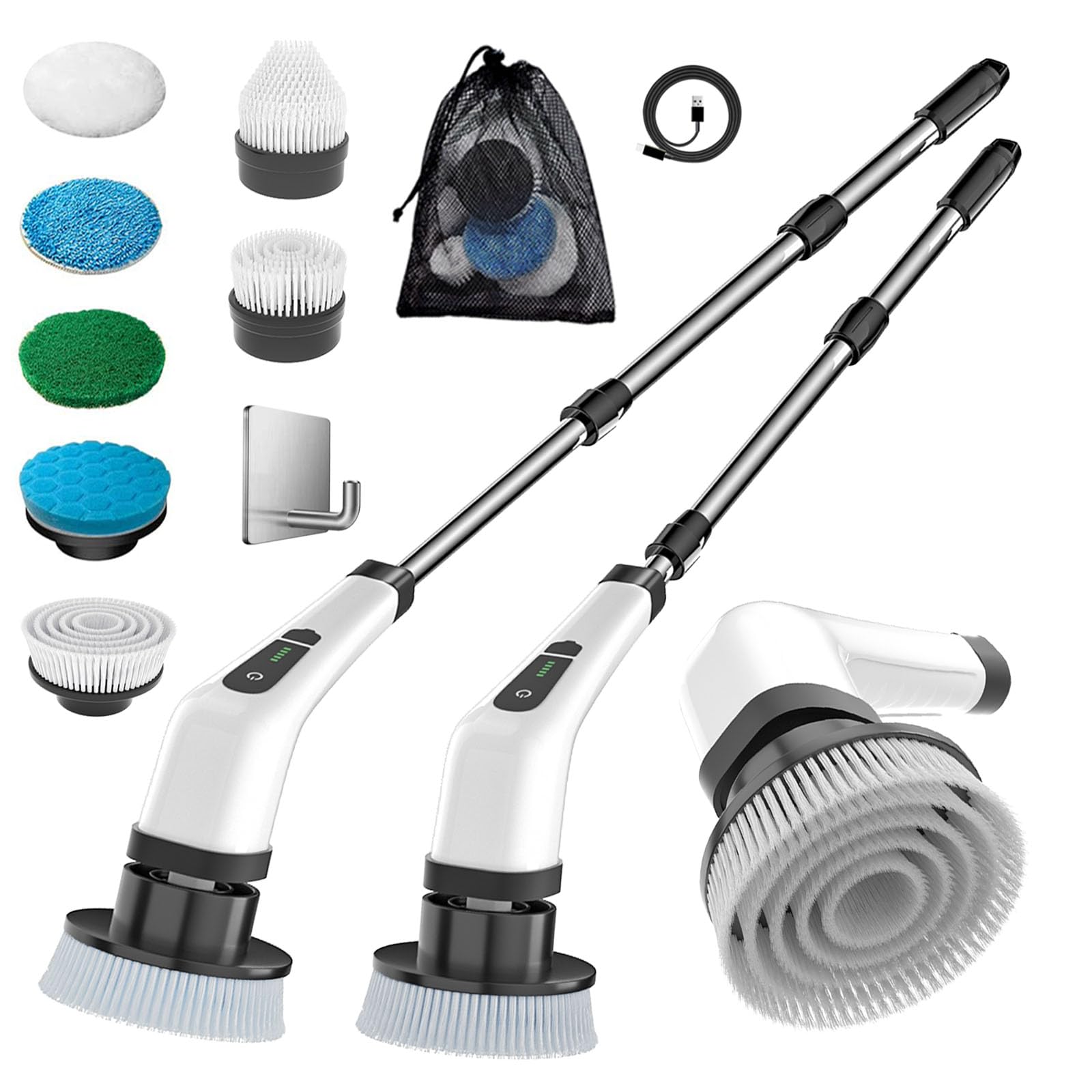 Amazon｜Electric Spin Scrubber Rechargeable Cleaning Brush with 7