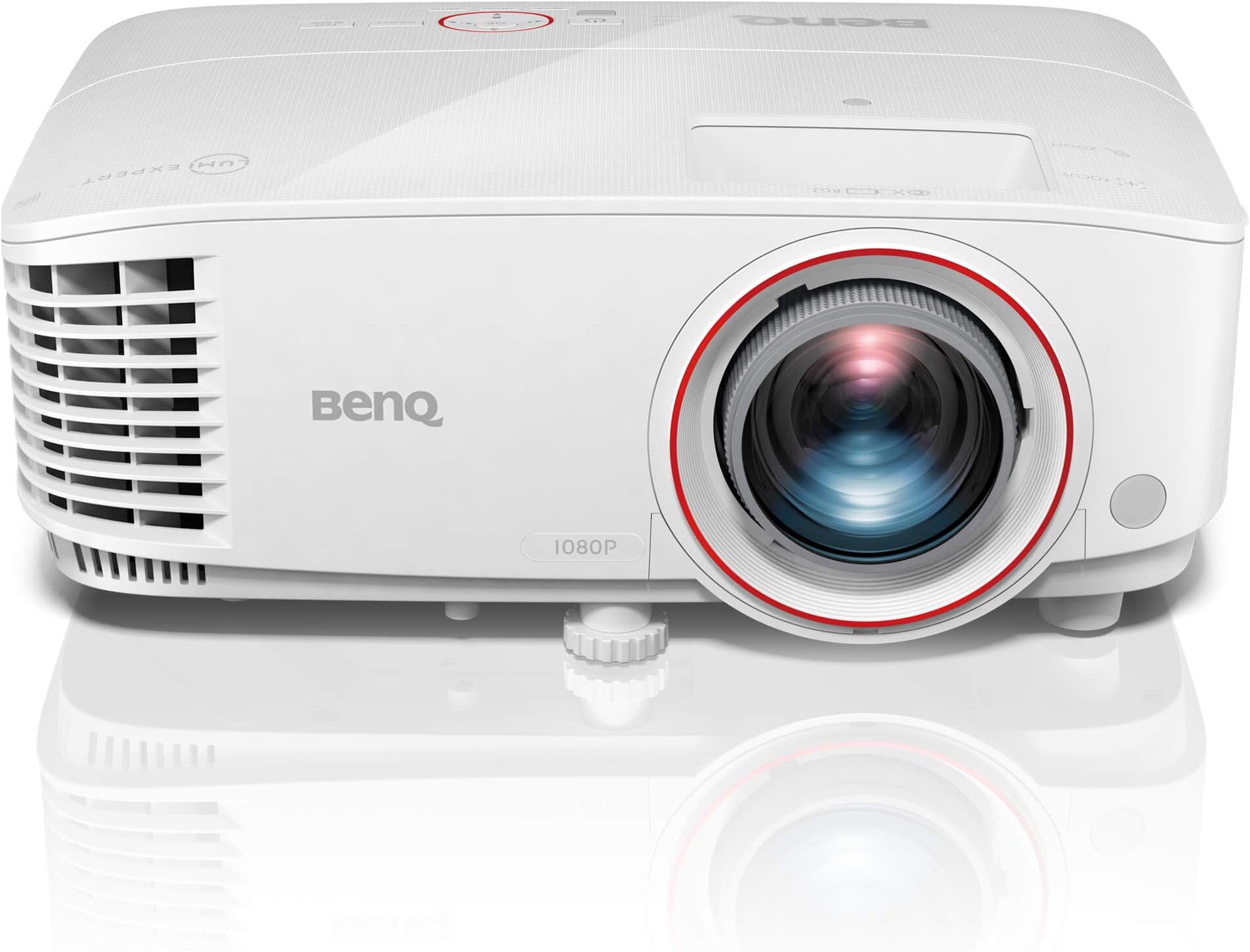 Amazon Com Benq Th671st Full Hd 1080p Projector For Gaming High Brightness 3000 Ansi Lumen Low Input Lag Superior Short Throw For Table Top Placement White Electronics