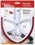 New Metro KA-6L Original Beater Blade Works w/KitchenAid 6 Qt Bowl-Lift Stand Mixers, Grey
