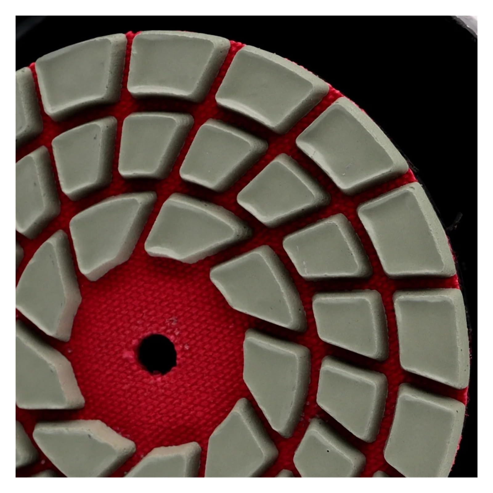 4 Pezzi di tamponi for lucidatura a Secco da 4 Pollici for Pavimenti in Cemento, Dischi abrasivi da 5 mm for Granito e Marmo.(Different 4 Grits)