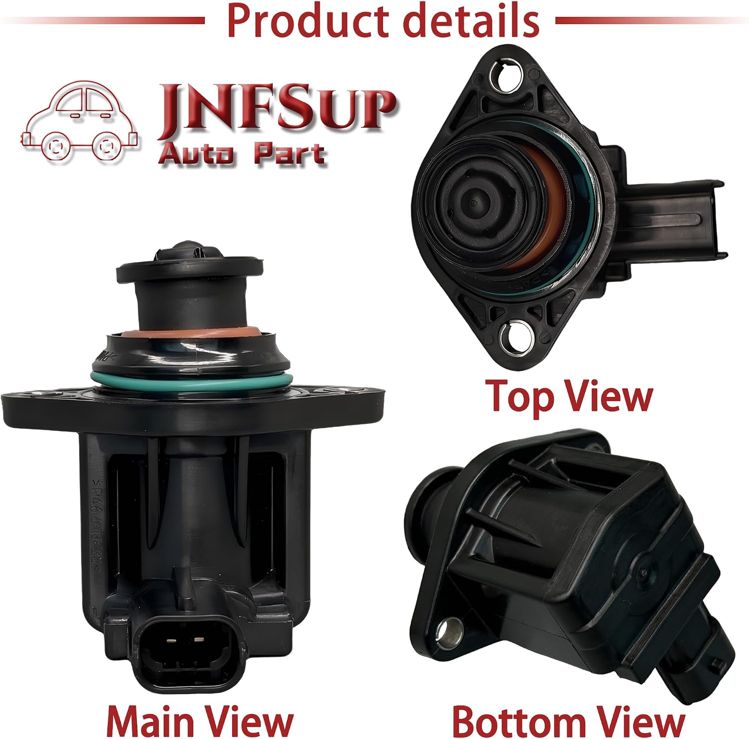 Turbocharger Bypass Valve AA5E9U465AB Compatible with Ford Explorer(19-11),F-150(16-13),Flex/Taurus(19-10),Transit-150/Transit-250/Transit-350(16-15),Lincoln MKS(14-10)/MKT(19-10)