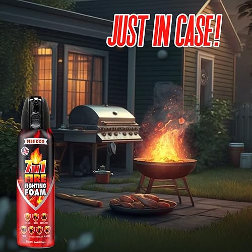 Miniatura 6 de Fire Dog 7 en 1 Fire Spray  Seguro, rápido, fácil  Afronta 7 tipos de incendios en cuestión de segundos  El mejor aerosol de fuego pequeño para