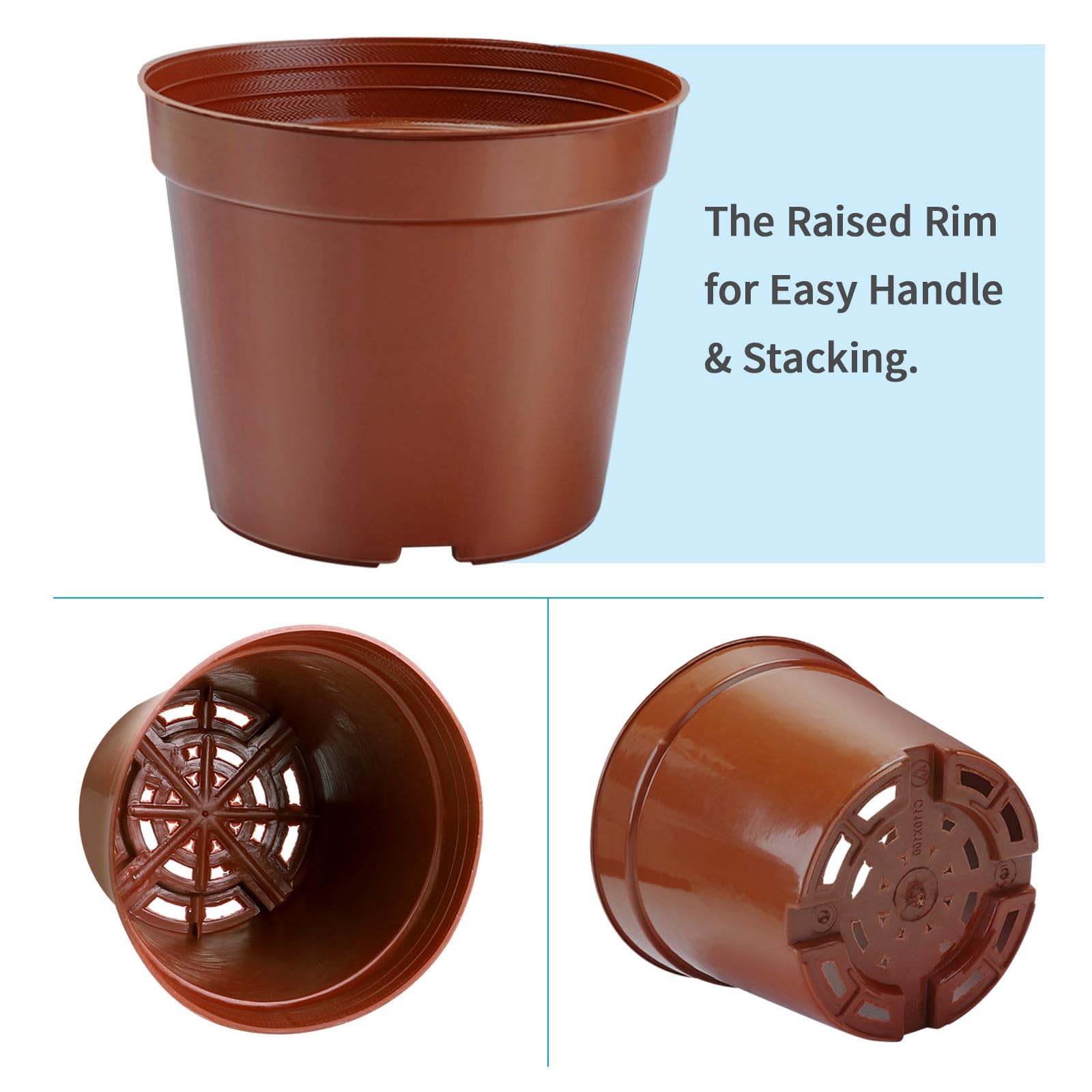 Jordbrux 8.5cm 10pcs Nursery Pots for Seedlings - Image 3