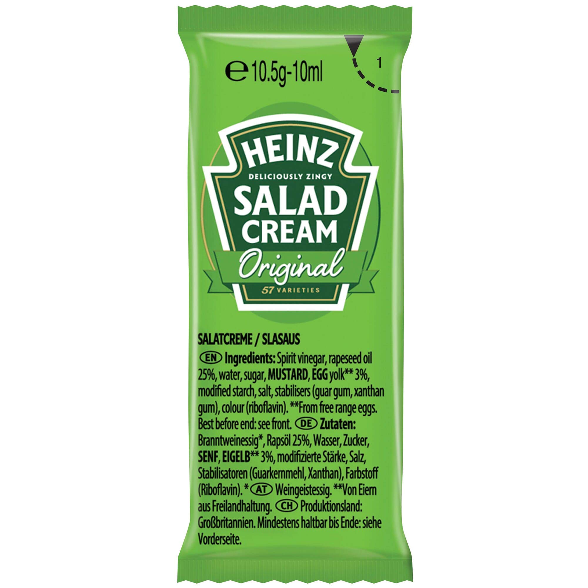 Heinz Salad Cream Sachets - Pack Size = 200x