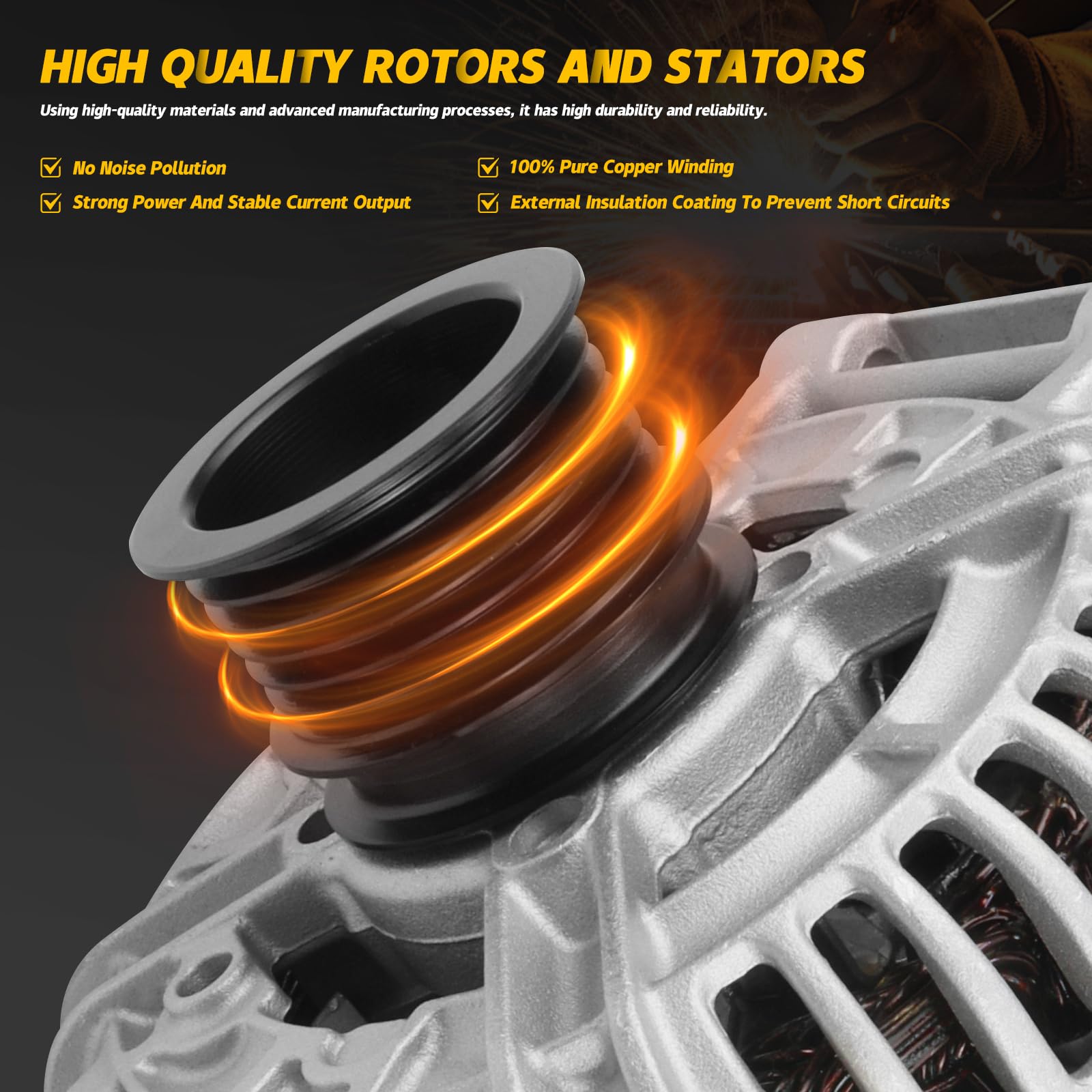 Amazon.com: YINAVAGAD 11215 2721540002 Alternator 3.0L 3.5L 2.5L