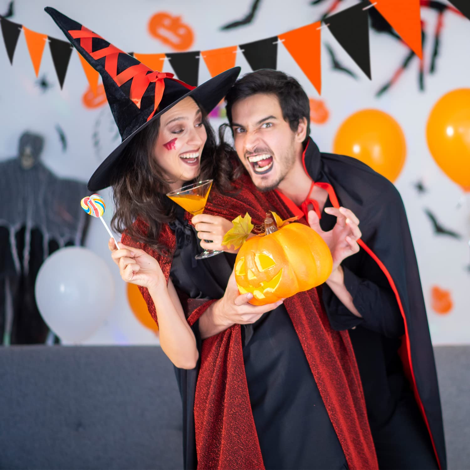 Générique Guirlande Lumineuse En Forme De Chaîne Pour Halloween - 3