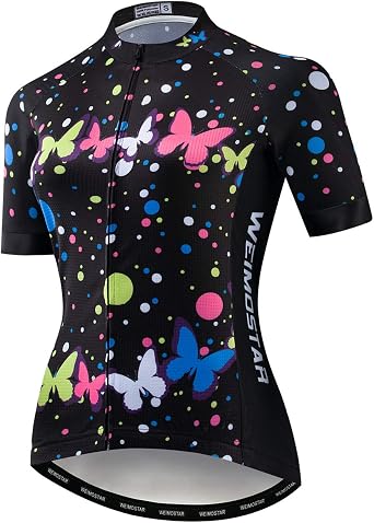 weimostar Cycling Jersey Women Mountain Bike Clothing Summer Cycling Top Short Sleeve MTB Jersey Quick Dry