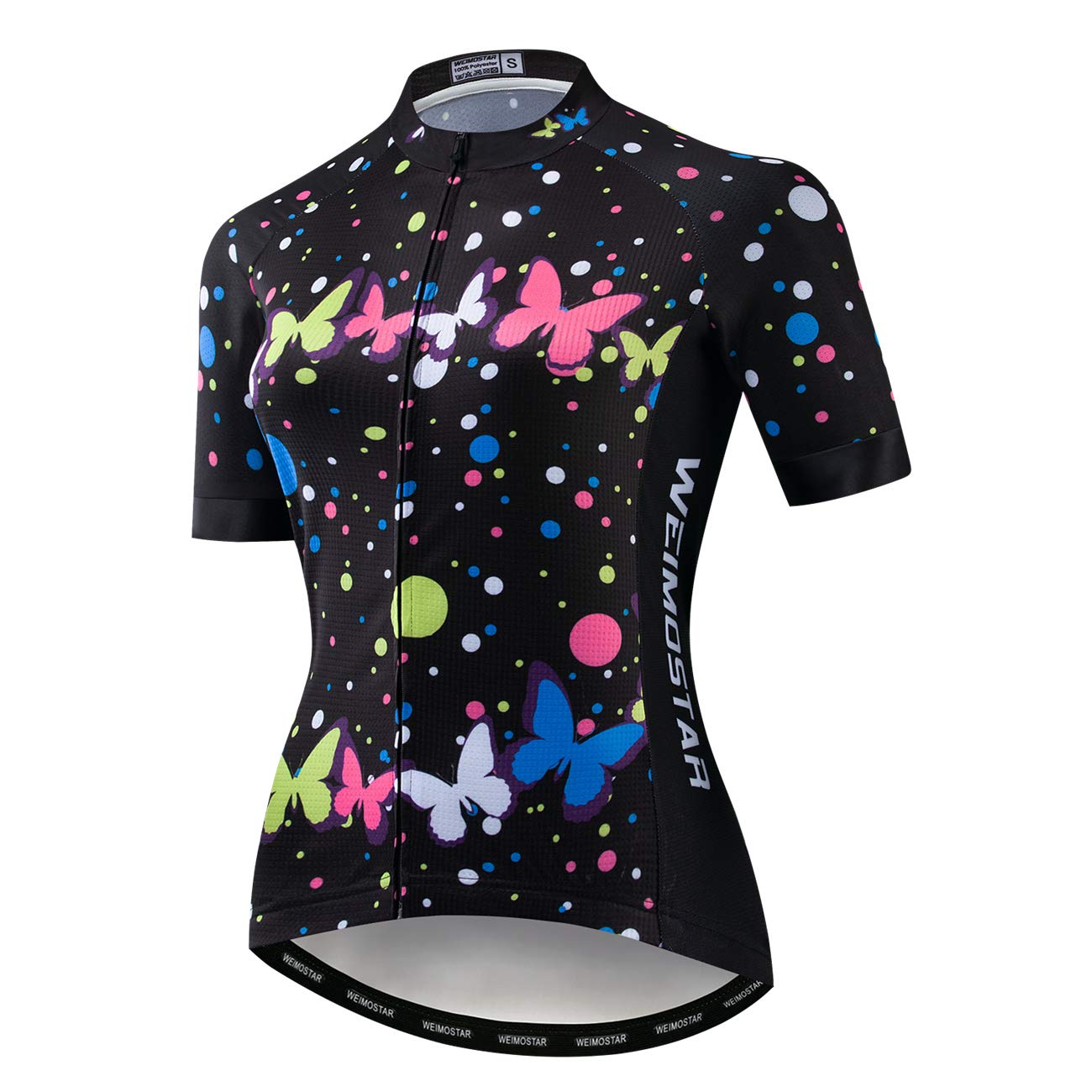 weimostar Fahrrad-Trikot für Damen, Mountainbike-Kleidung, Sommer-Rad-Top, kurzärmlig, MTB-Jersey, schnelltrocknend