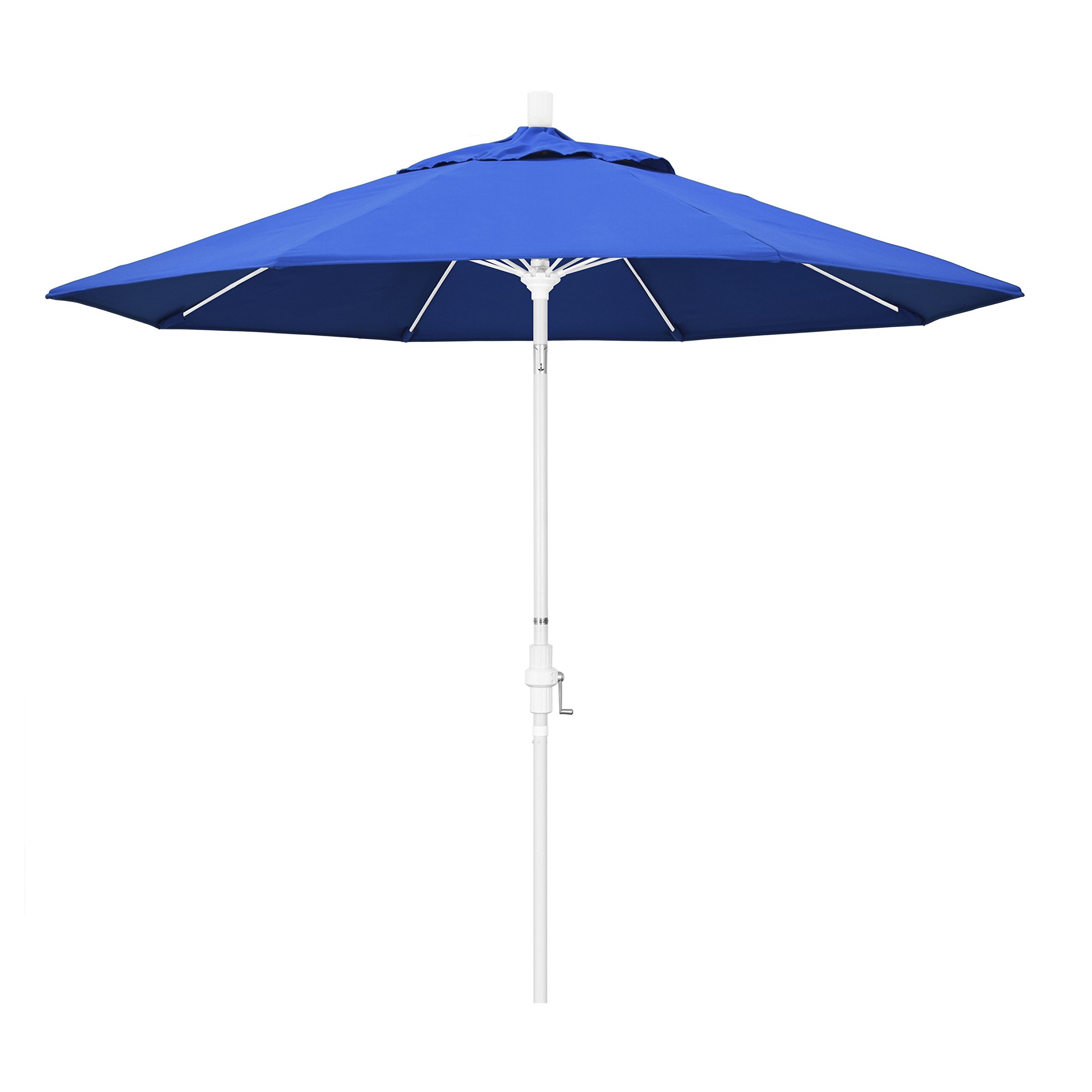 California Umbrella 9' Round Aluminum Pole Fiberglass Rib Market Umbrella
