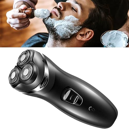 Miniatura 4 de Recargable eléctrico eléctrico para hombres con recortador de barba, recortador de barba, cabezales giratorios 3D