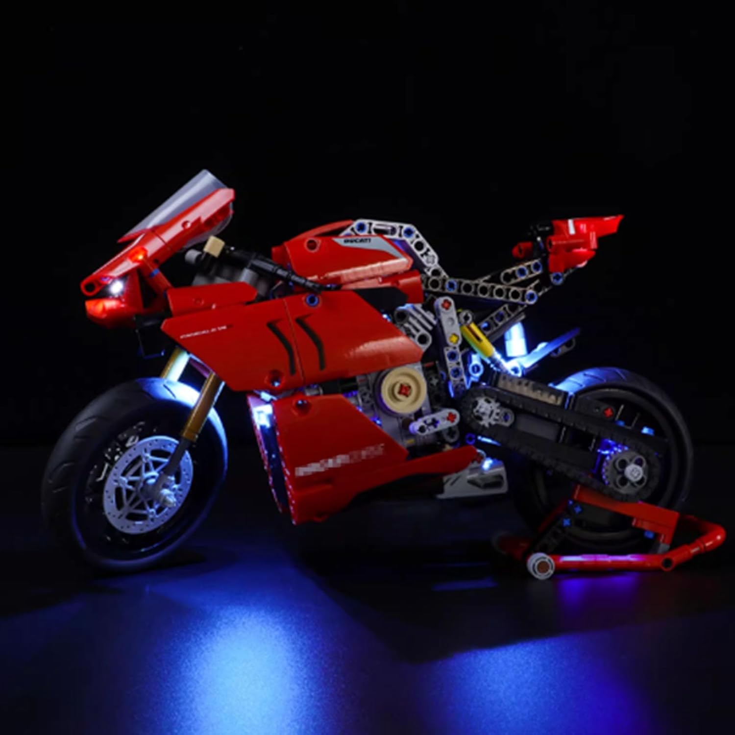 LED Lighting Kit Compatible with Lego 42107 Motorcycle Series LED Light Set (Model Kit Not Included - Lighting Components Only)