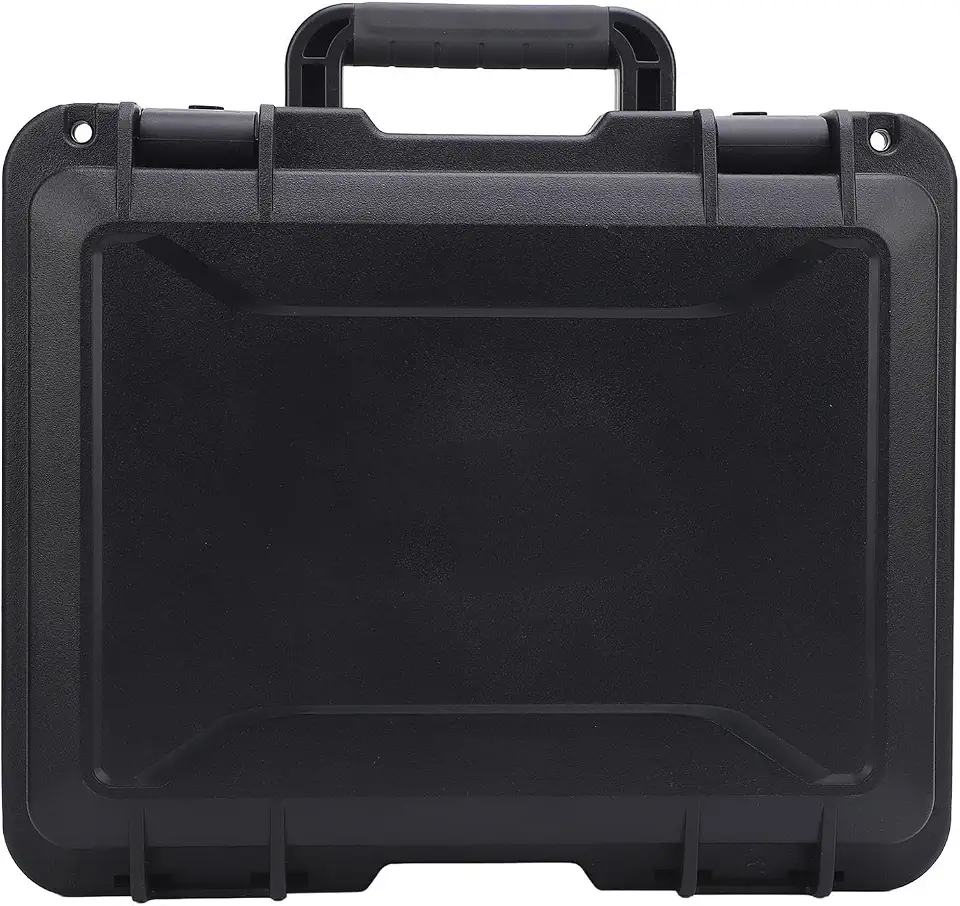 Fafeicy Rectangular Satellite Hard Case Protective PP Shell EVA Lining for Mini Rectangular Satellite Accessories with Waterproof Lockable Compact Design 16.5x13.7x5.8in