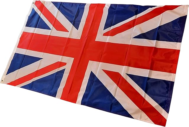 NWFlags 150gsm Union Jack Heavy Duty Flag 5ft x 3ft Premium Nylon Suitable For Flagpoles