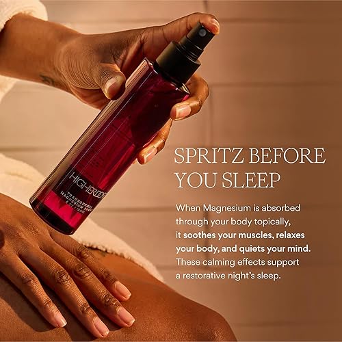 Miniatura 5 de HigherDOSE Transdermal Magnesium Spray Spray corporal purificado de agua y sal marina para recuperación muscular, apoyo del estado de ánimo y