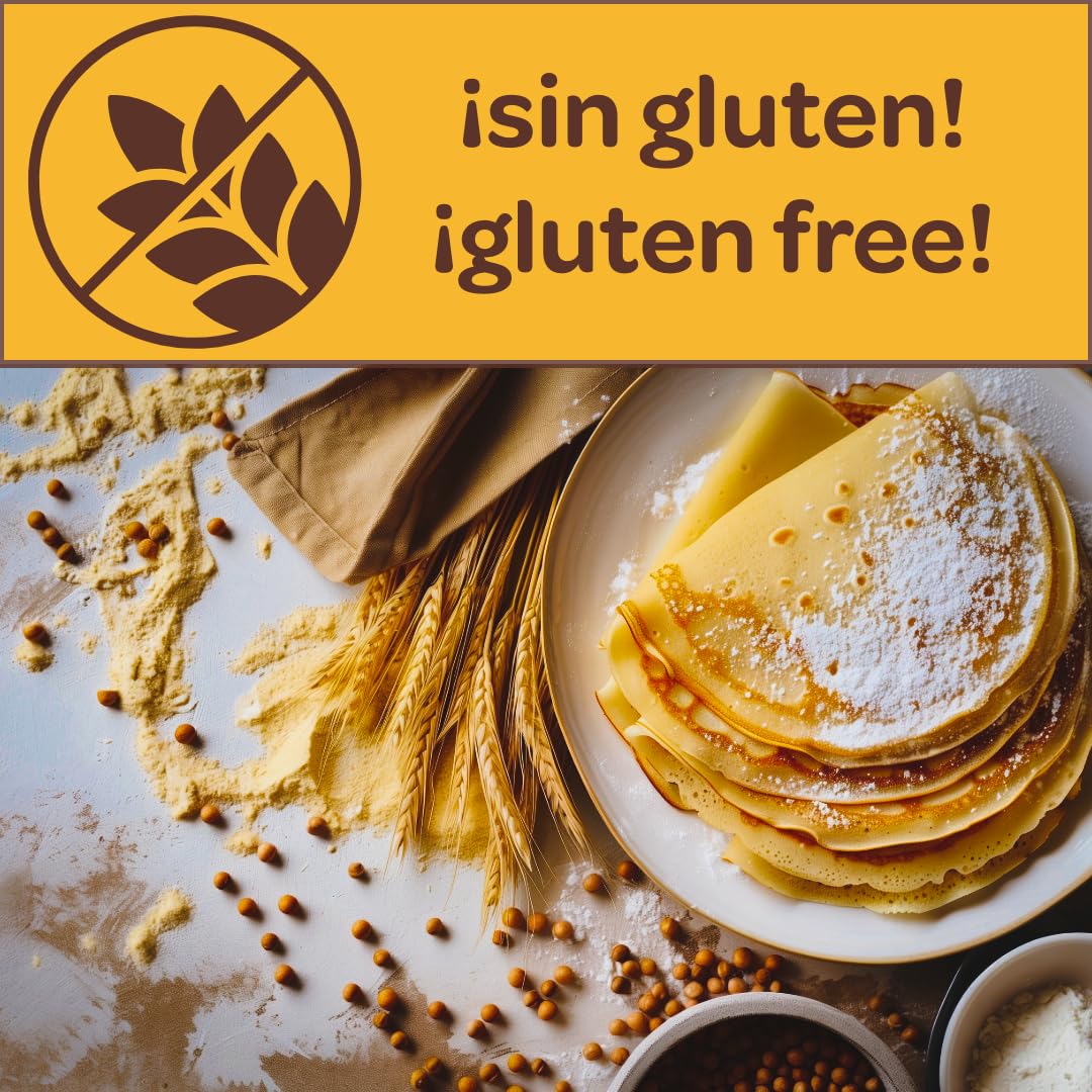ADPAN Mix de Repostería Sin Gluten – Preparado para Postres Sin Alérgenos, Sin Gluten, Mezcla en Polvo Vegana para Repostería Casera – Pack de 3 Bolsas de 1 kg