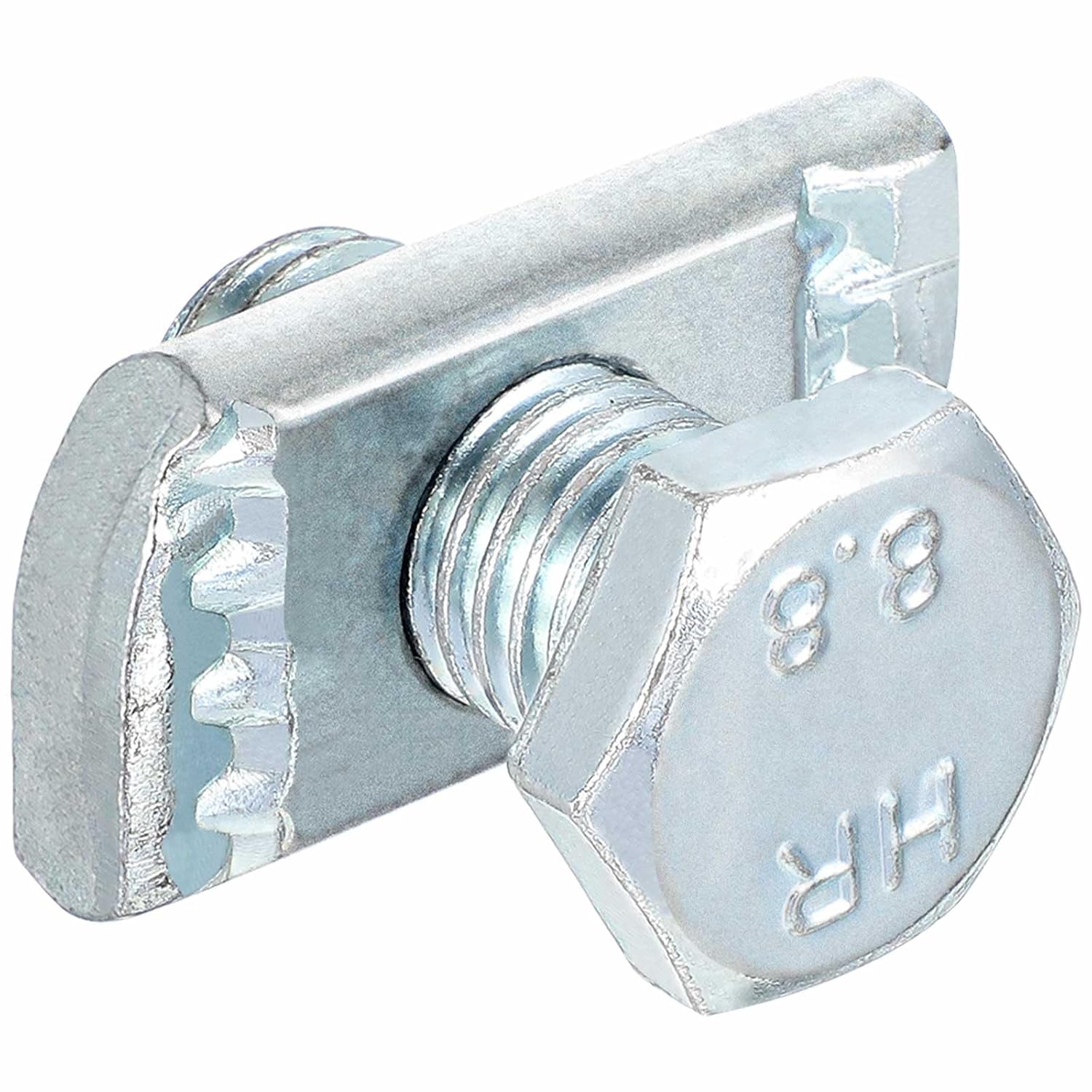 40 Pcs Channel Nut and 1/2 x 15/16 Bolt for All 1-5/8 Strut Channel, Galvanized Plating Steel Screws for Use in Construction, Industry, Construction Sites, Factories