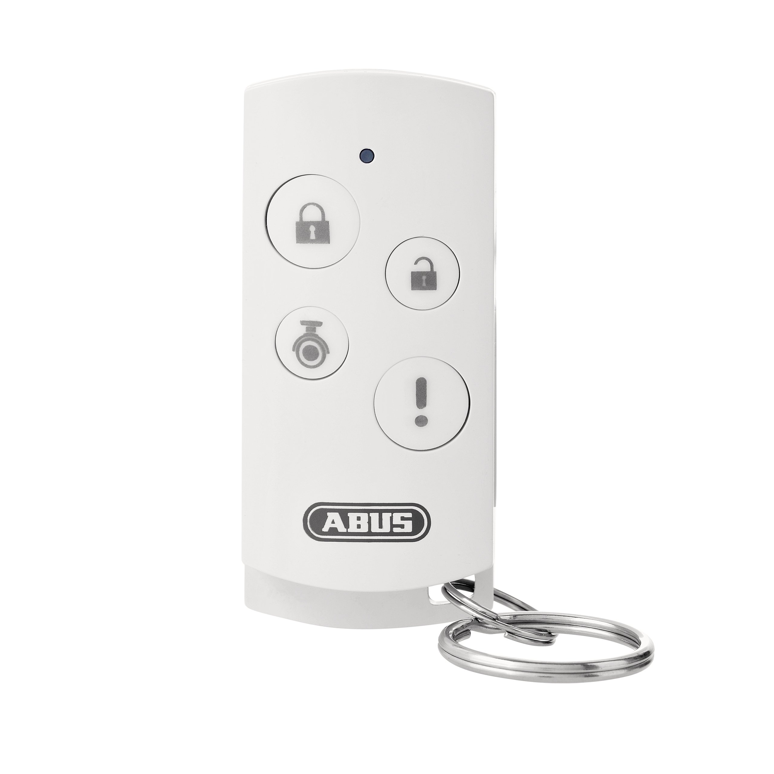 ABUS Funk-Alarmanlage Smartvest Basis-Set Einbruchmeldeanlage & Funk-Fernbedienung Smartvest zur Bedienung der Funk-Alarmanlage | Notfall-Knopf | Reichweite ca. 30m | weiß | 77443