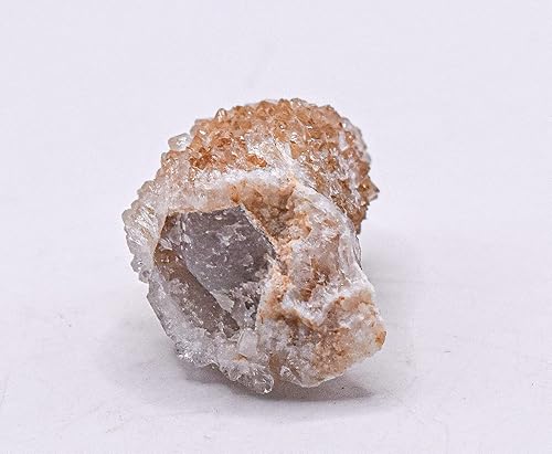 Miniatura 4 de 60 ct 1.260in naranja claro cactus cuarzo punta áspera racimo piedras preciosas brillantes cristal mineral crudo espécimen - S. África