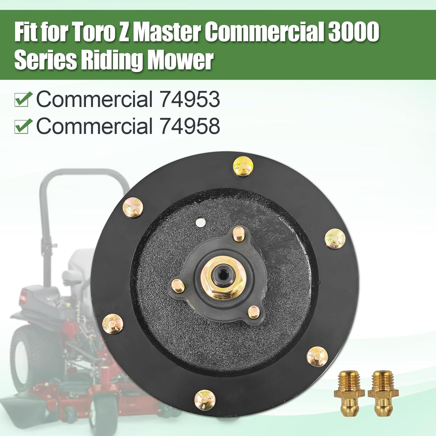119-8560 117-6158 Spindle Assembly Fits For 48 52 60 inch Toro Z Master Commercial 3000 / Z Master Professional 5000 6000 7000 / GrandStand Mower / Z590-D Z Master / Z500 Z Master 1198560