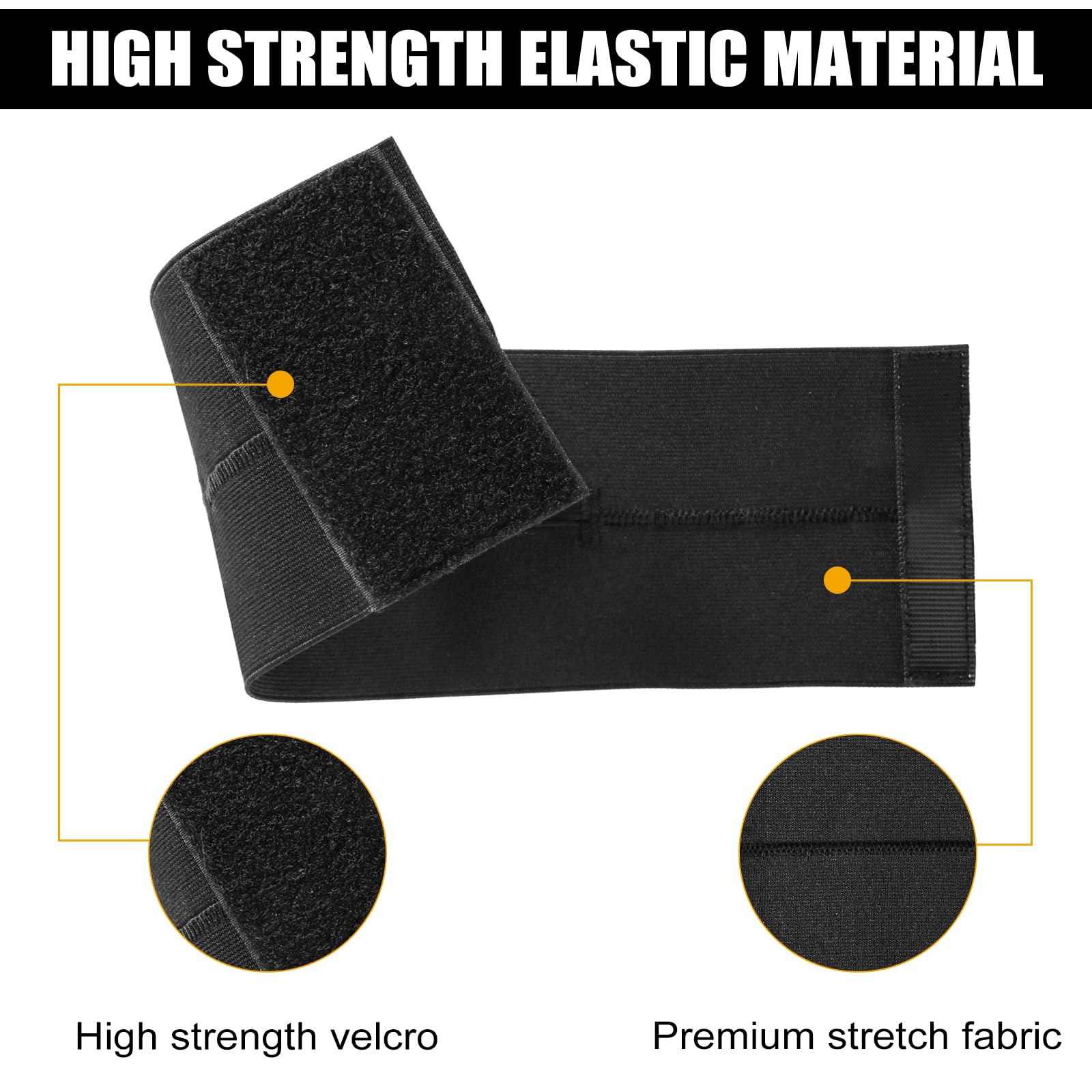 XIHIRCD 4 Pz Guanto Wrap Softball, Elastica Avvolgi Guanti da Softball Facile da Indossare e da Togliere Regali per l'Atleta Cinturino per Guanti da Baseball, Mantiene Rapidamente Formata la Tasca