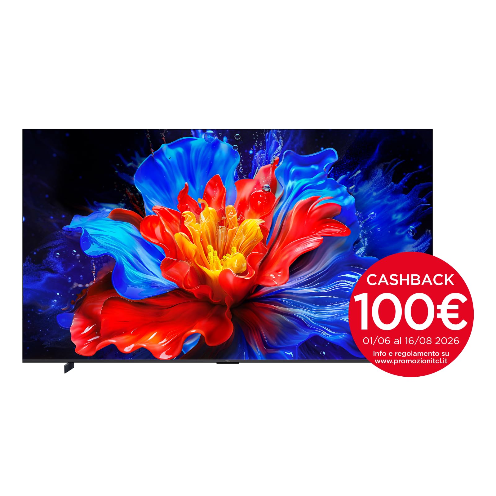 TCL 98P8K QLED 4K HDR Ultra HD 98" QLED TV with Google TV Technology (Dolby Vision and Atmos, Motion Clarity Pro 144Hz, FreeSync, Onkyo 2.1 Audio, Google Assistant Compatible)