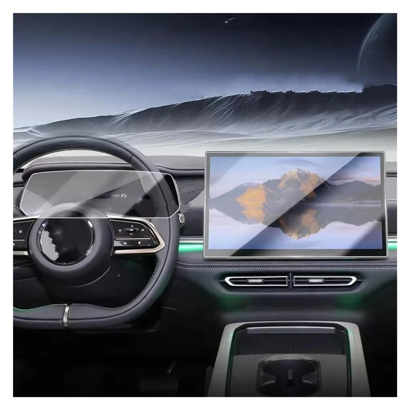 Navigation Cluster Pellicola Protettiva Per Mazda 6E 2024 2025 Protezione In Vetro Temperato Da 14.6Pollici Accessori Di Navigazione Per Auto GPS Touch Screen Protector