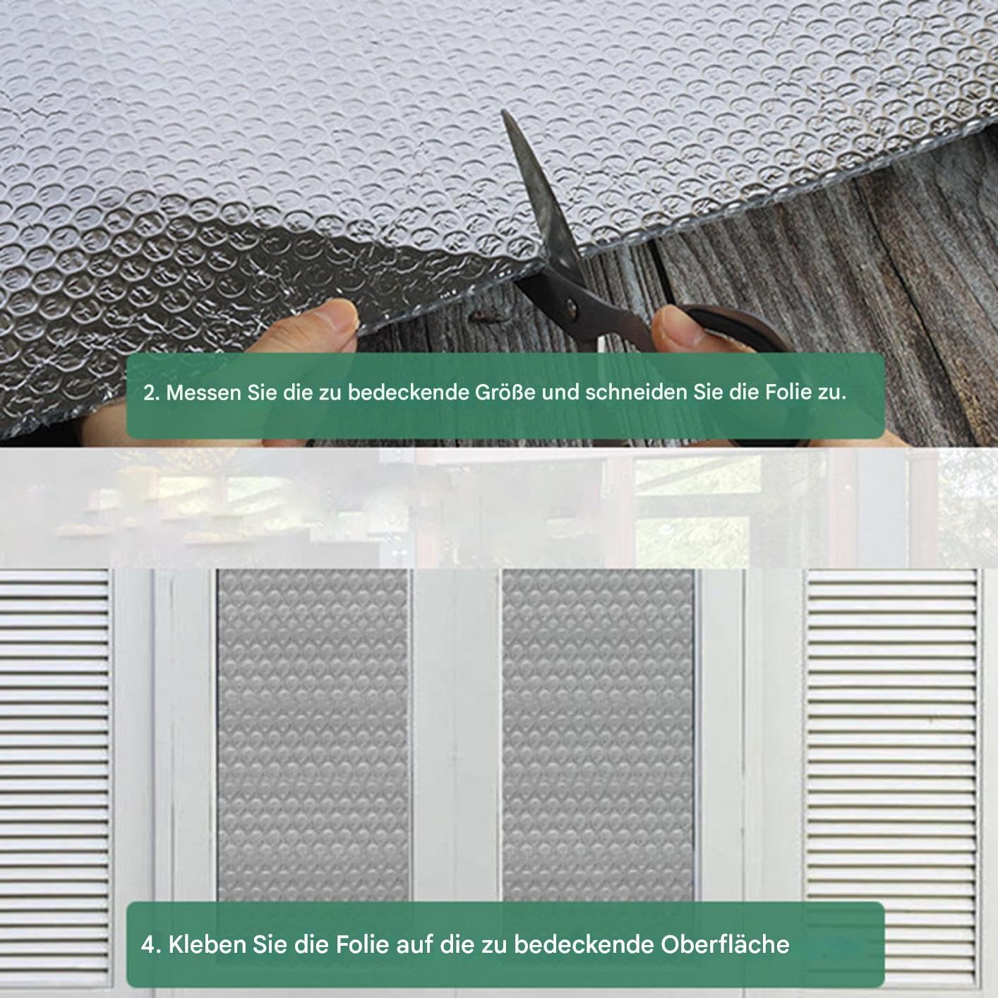 Film isolant en forme de rouleau - Film isolant thermique à bulles résistant aux intempéries pour l'isolation - Film à picots pour l'isolation en forme de rouleau - Pour une utilisation dans les