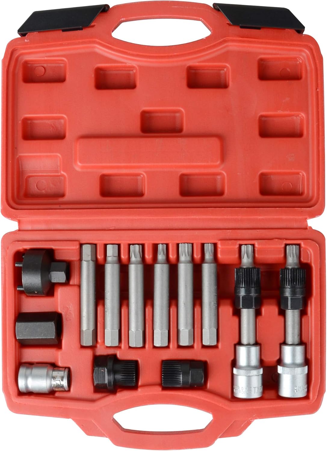 Kit 13 Pezzi Per Alternatore Auto - Punte Esagonali E Stella Per Ruota Libera, Compatibile Multimarca - Foto 12