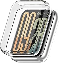 For Xiaomi Smart Band 9 Pro ケース Xiaomi Smart Band 9Pro 1.74インチ 全面保護ケース 【Kibnco】 メッキ仕上げ TPU ソフト 超軽量 耐衝撃 全面傷防止 カバー (クリア)