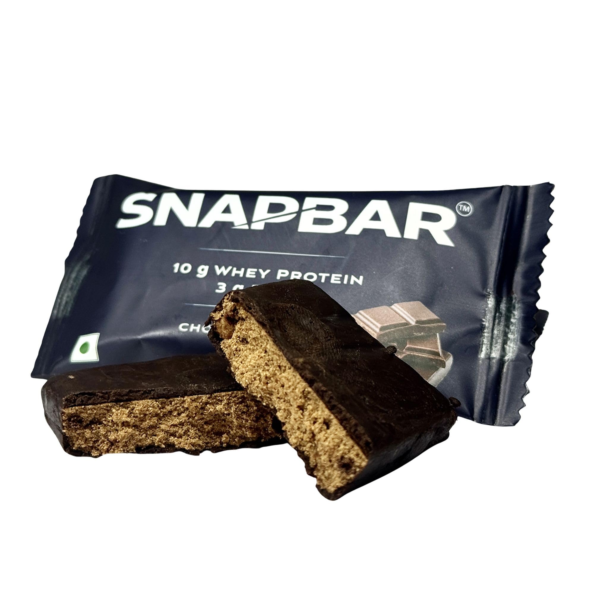 SNAPBAR Choco Brownie Protein Bar (Pack of 10) | 10g Whey Protein • No Added Sugar • 115 Calories-image-46