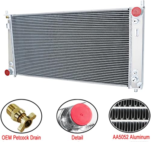 Miniatura 2 de Radiador enfriador de aluminio de 4 filas para Ford F-150 F-250 F-350 Expedition 4.2L 4.6L 5.4L 1999-2008 Lincoln 5.4L 1999-2008