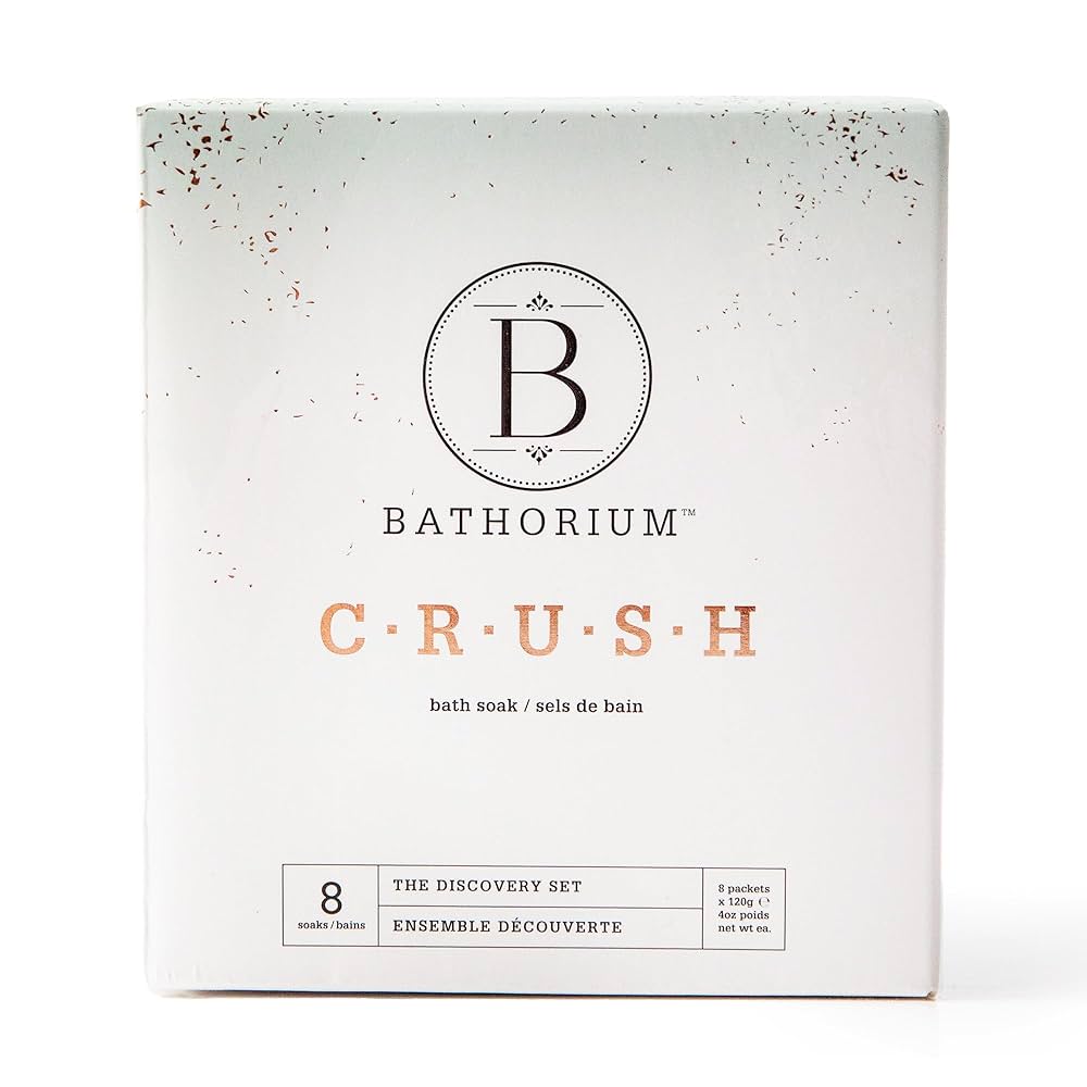 Bathorium Crush 8-Pack Signature Discovery Set, Luxury Bath