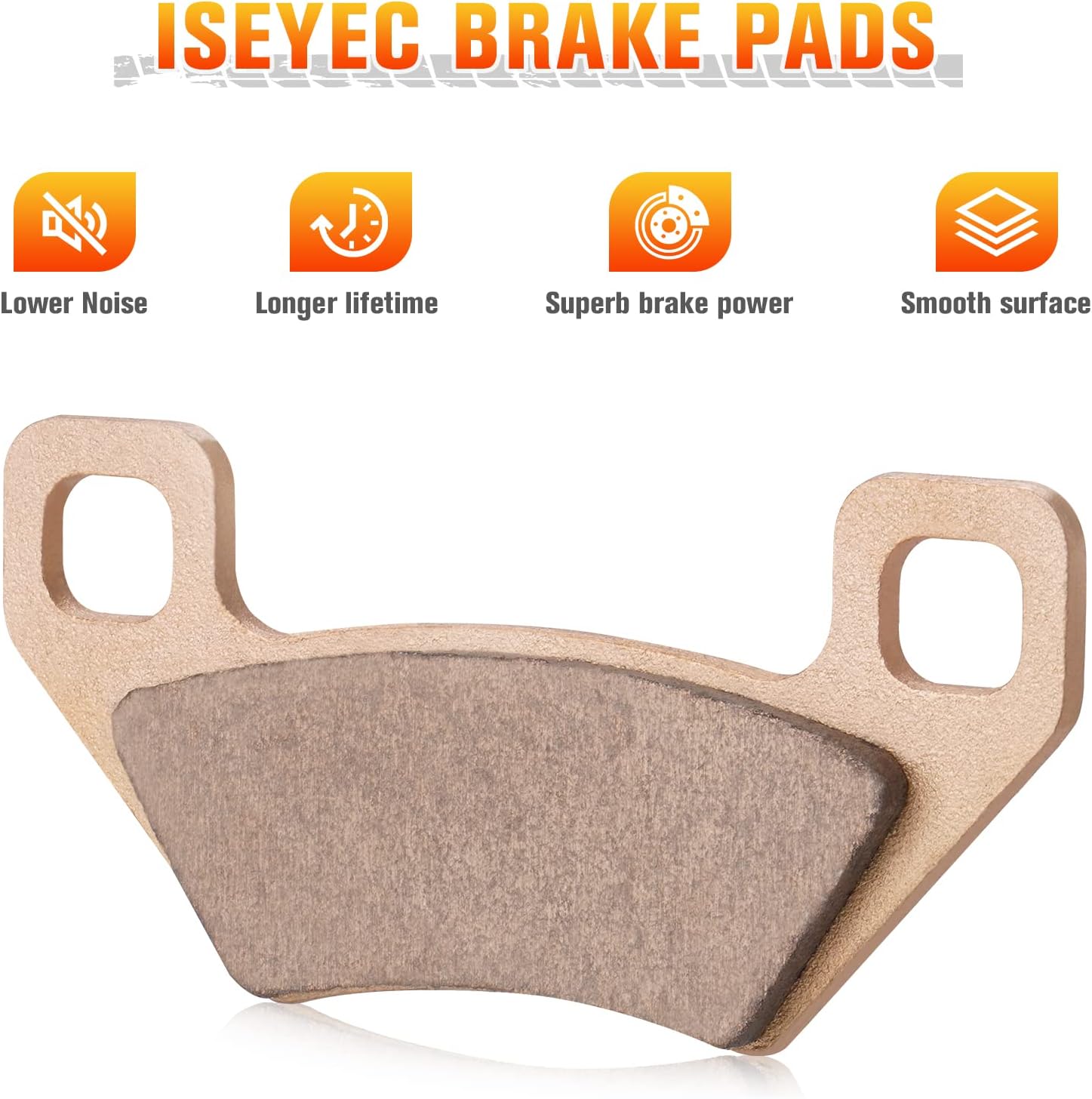 Front & Rear Sintered Brake Pads Set for 2011-2022 Fits Arctic Cat ATV TRV 400, 450, 500, 550, 570, 600, 700, 1000, 3 sets Front and Rear Brake Pads