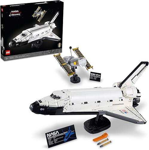 LEGO Icons NASA Space Shuttle Discovery 10283 - Juego de construcción para adultos 2354 piezas