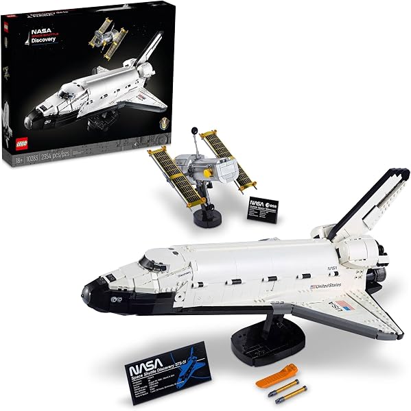 LEGO NASA Space Shuttle Discovery 10283 Build and Display Model for Adults, New 2021 (2,354 Pieces)