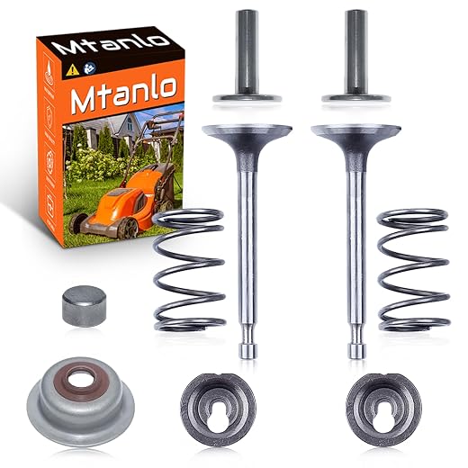 Mtanlo Valve Lifter Tappet Spring Retainer Stem Seal Cap Kit For Honda GX160 GX200 5.5HP 6.5HP lawnmower 14711-ZF1-000(In.), 14721-ZF1-000(Ex.), 12209-ZH8-003, 14441-ZE1-010
