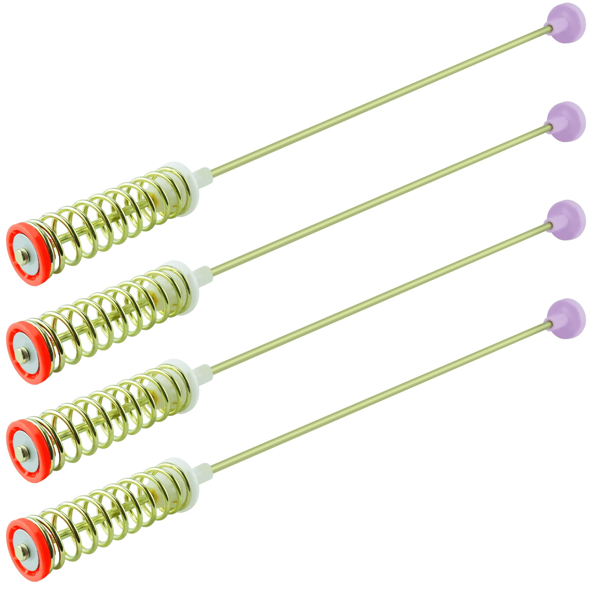 WA45H7200AW/A2 WA45H7000AW/A2 WA45N3050AW/A4 WA50T5300AC/US Washer Suspension Rods(4 Pcs) for Samsung WA50R5200AW/US WA50R5400AV/US WA50R5400AW/US,Replace DC97-16350U DC97-16350T DC97-16350S