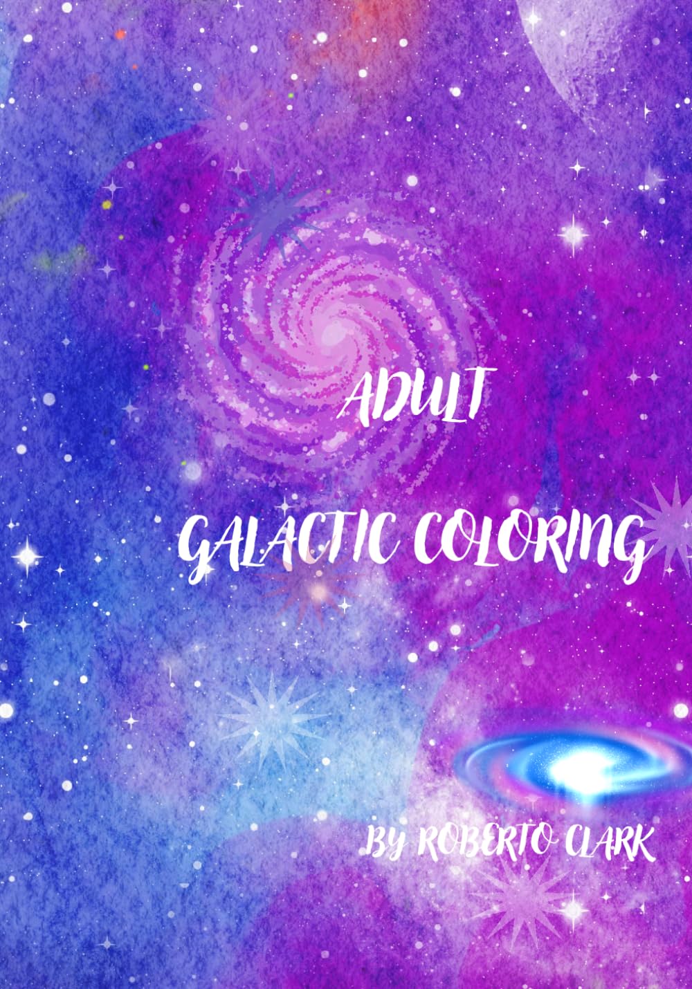 Adult galactic coloring book