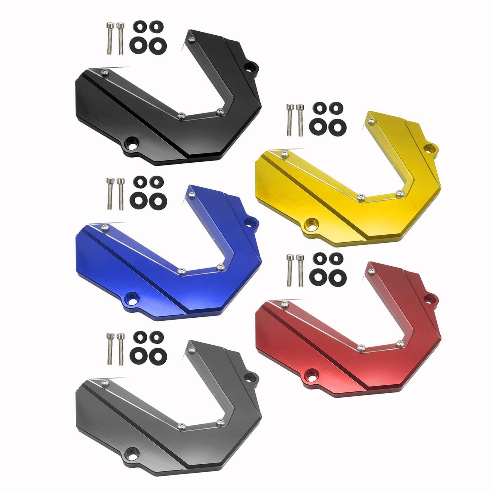 Motocyklowego Łańcucha Ochraniacz Do MT-09 FZ09 MT09 FZ-09 | Osłona łańcucha przedniej zębatki Trwałe części dekoracyjne Oszczędność motocykla(Black)